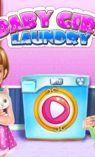 Wash laundry games for girls 1