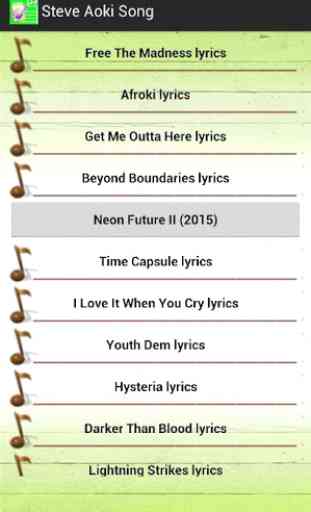 All lyrics of Steve Aoki 2