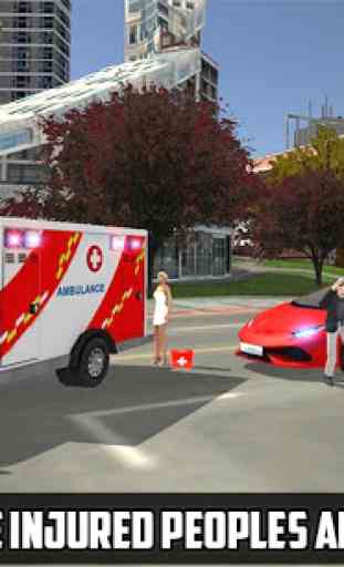Ambulance Games Driving Sim 3D 2