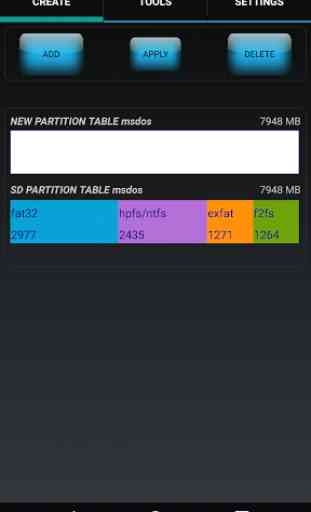 AParted ( Sd card Partition ) 1