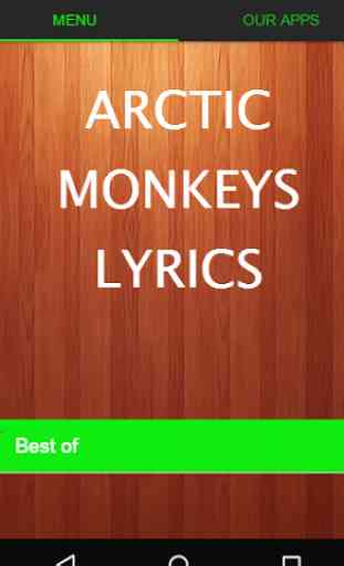 ARCTIC MONKEY MUSIC LYRICS 1