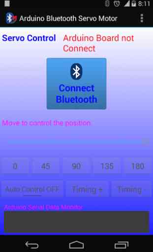 Arduino Bluetooth Servo Motor 2