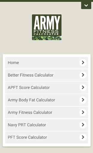 Army Fitness Calculator Pro 2