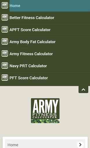 Army Fitness Calculator Pro 3