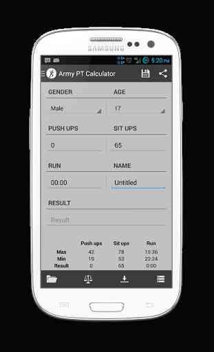 Army PT Calculator (APFT Calc) 1