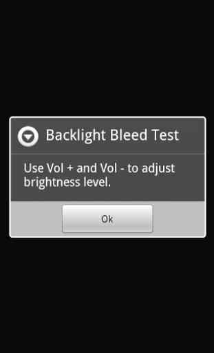 Backlight Bleed Test 1