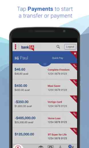 BankSA Mobile Banking 3