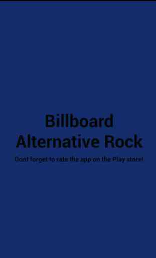 Billboard Alternative Rock TOP 1