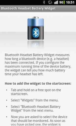 Bluetooth Headset Battery 2