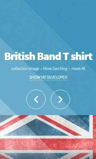British Band T shirt 1