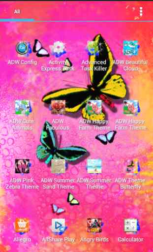 Butterfly Theme for ADW 2