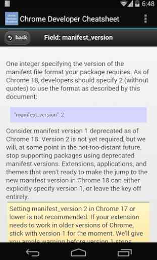 Chrome Developer Cheatsheet 3