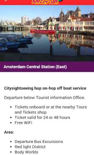 City Sightseeing Amsterdam App 2