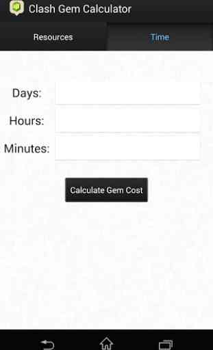 Clash Gem Calculator 2