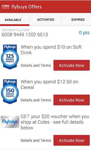 Coles Credit Card App 2