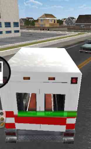 Crazy Ambulance King 3D 2