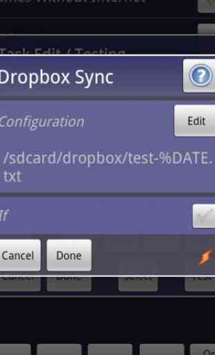 Dropbox Sync for Tasker/Locale 2
