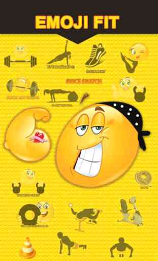 Emoji Fit : Exercise Poses 1