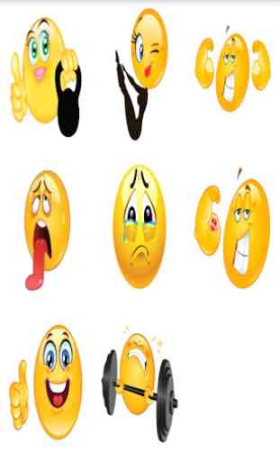 Emoji Fit : Exercise Poses 4