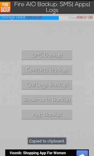Fire AIO Backup- SMS Apps Logs 1