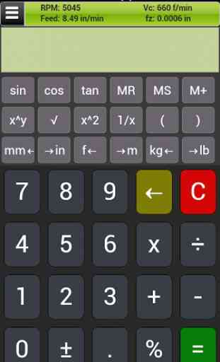FSWizard Machinist Calculator 1