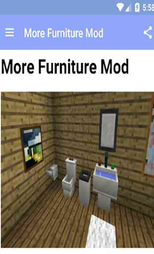 Furniture MODS For MCPE! 3