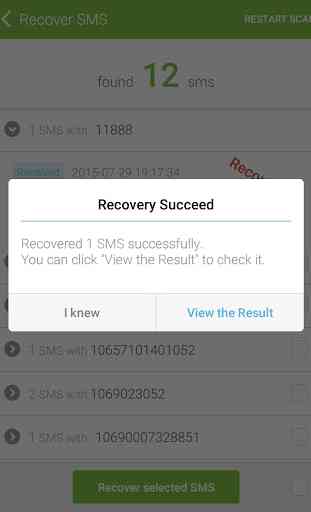 GT SMS Recovery 4