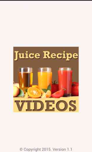 Juice Recipes VIDEOs 1