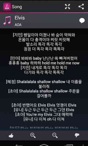 Lyrics for AOA 2