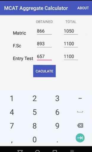 MCAT Aggregate Calculator 2
