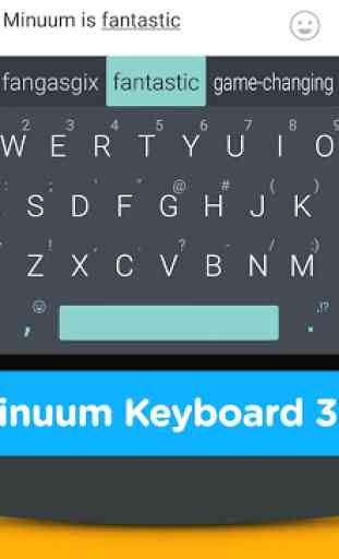 Minuum Keyboard Free + Emoji 1