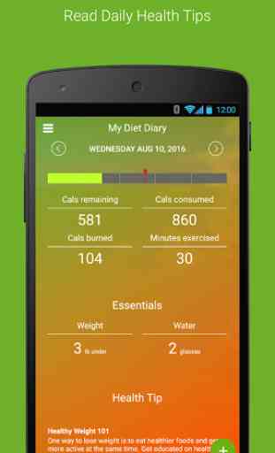 My Diet Diary Calorie Counter 2
