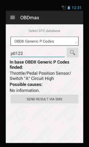 OBD Trouble Codes - OBDmax 2