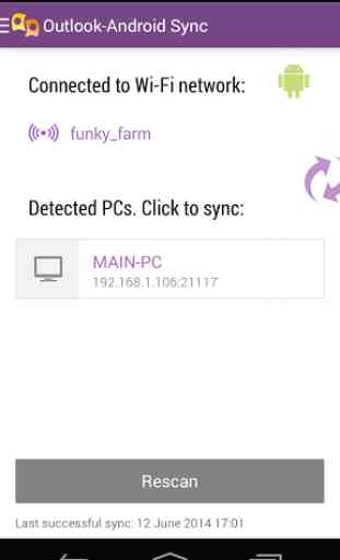 Outlook-Android Sync 1