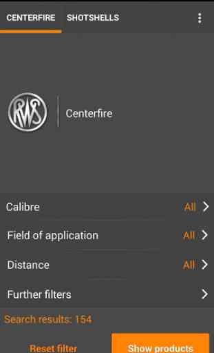RWS ammo finder for hunters 2