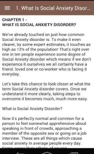Social Anxiety Disorder 3