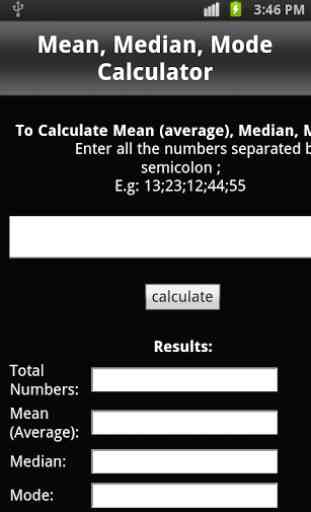 Statistics Calculator 3