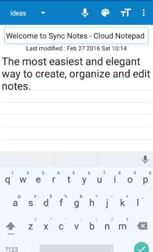 Sync Notes - Cloud Notepad 3