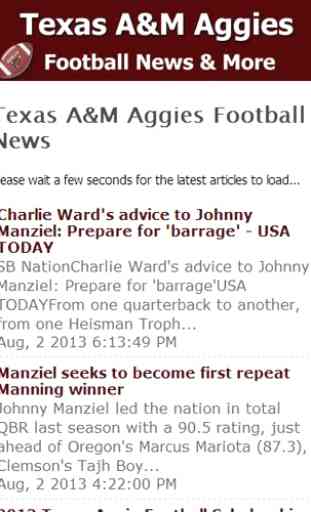 Texas A&M Football News 3