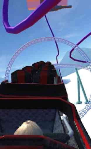 Theme Park With Roller Coaster 3