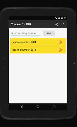 Tracker for DHL shipments 3