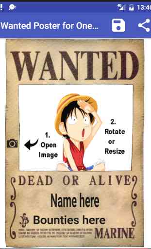Wanted Poster Maker for OP 1