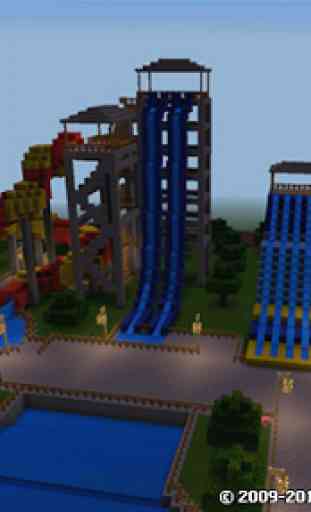 Water Park map for Minecraft 1
