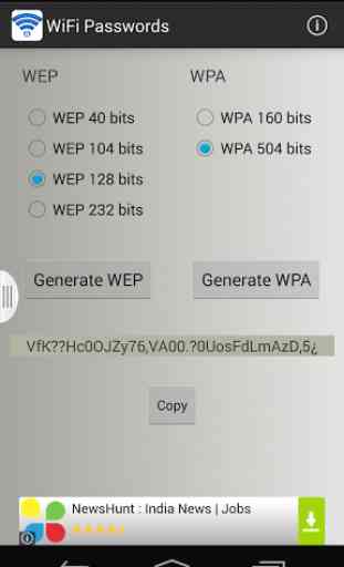 WiFi Passwords Generator 2