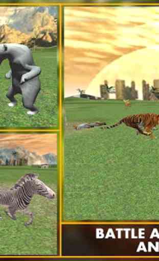Wild Jungle Tiger Attack Sim 3
