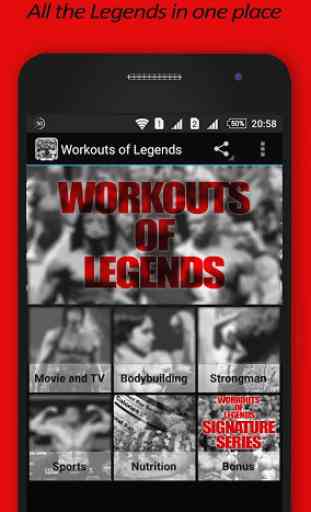 Workouts of Legends 1