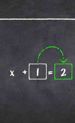 x=1: Learn to solve equations! 1
