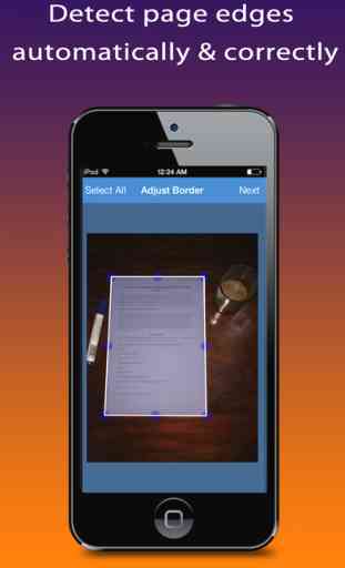 Quick Scanner Free : document, receipt, note, business card, image into high-quality PDF documents 3