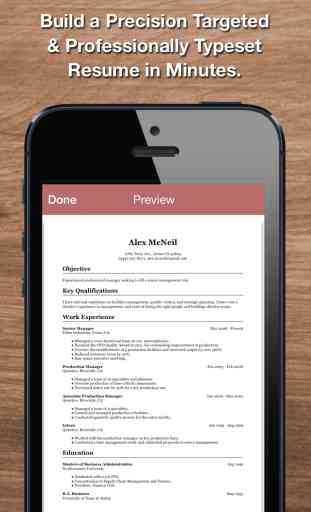 Resume Star: Pro CV Maker and Resume Designer with PDF Output to Help You Score that Job Interview and Advance your Career 1