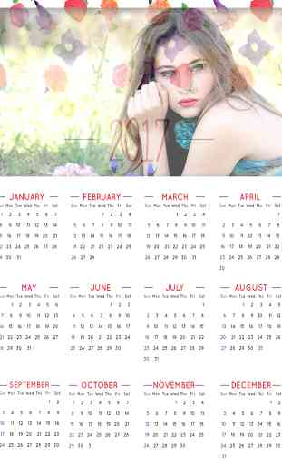 2017 Calendar Photo Frames 2
